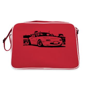 mx5 mk1 - Retro Bag - red/white - Back