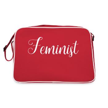 émancipation féminin drôle en disant fun cool - Sac Retro - rouge/blanc - Dos