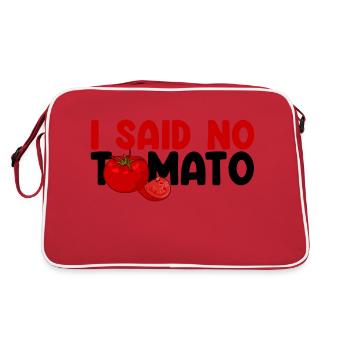 I Said No Tomato 3 - Retro Bag - red/white - Back