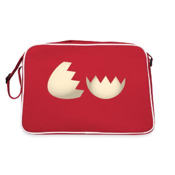 Coquille - Sac Retro - rouge/blanc - Dos