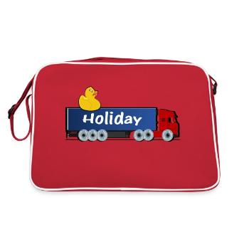 Truck Holiday - Sac Retro - rouge/blanc - Dos