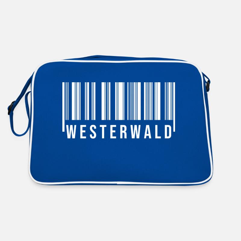 Westerwald Strichcode Retro Tasche