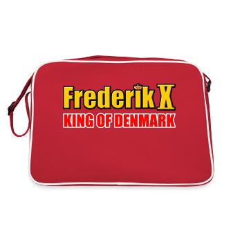 FREDERIK 10 - Roi de Danemark - Sac Retro - rouge/blanc - Dos