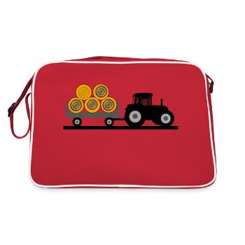 Tractor - Retro Bag - red/white - Back