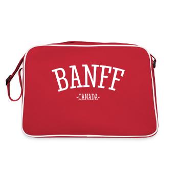 Banff - Canada - Kanada - Sac Retro - rouge/blanc - Dos