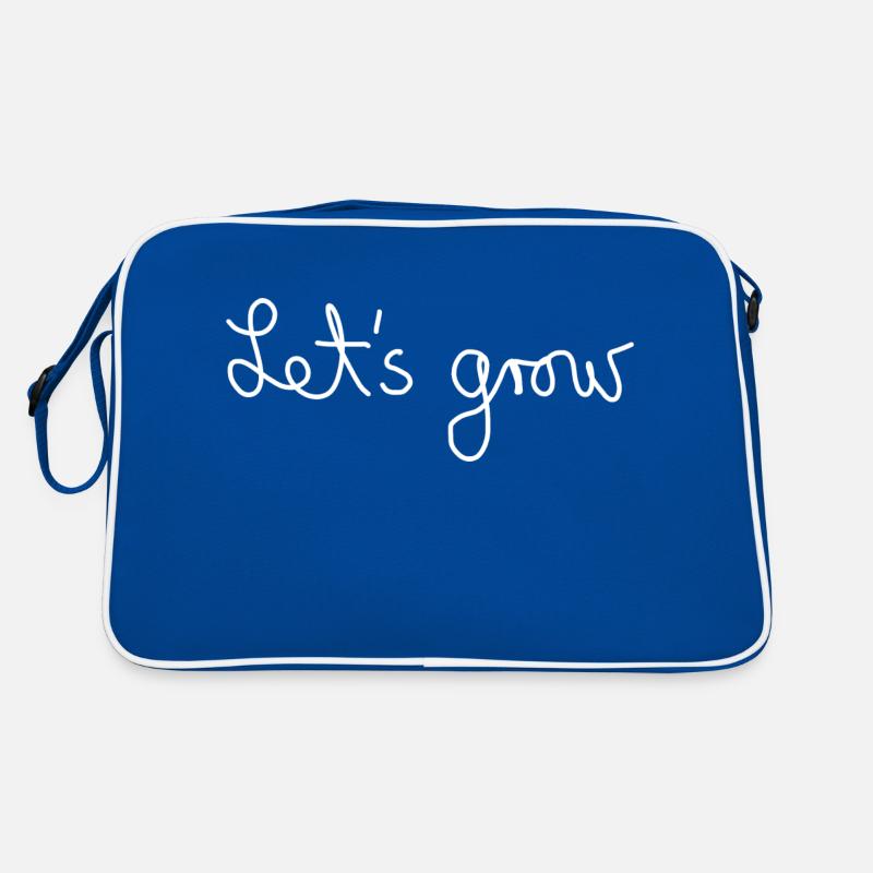 Let's grow Retro Tasche