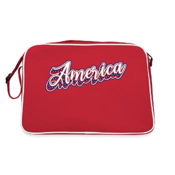 America - Retro Bag - red/white - Back