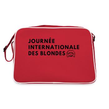 Journée internationale des blondes - Sac Retro - rouge/blanc - Dos