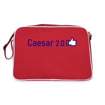 Caesar 2 0 - Sac Retro - rouge/blanc - Dos
