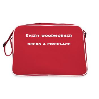 Axes Birthday Present Blogger - Retro Bag - red/white - Back