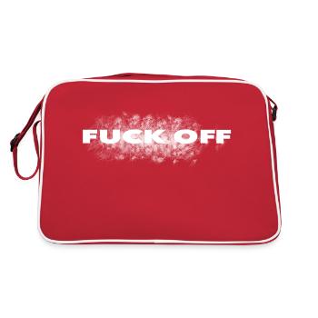 Fuck off - Retro Bag - red/white - Back