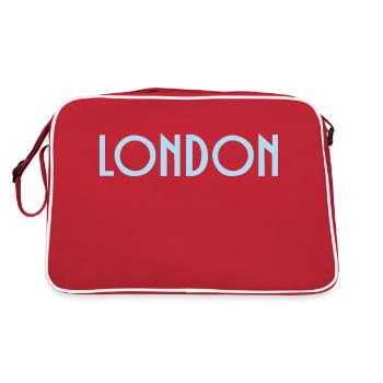 London - Retro Bag - red/white - Back
