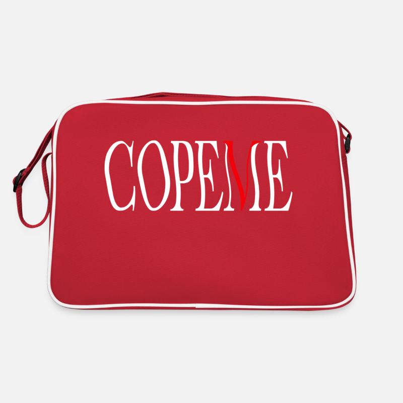 COPEVE - Retro Tasche - Rot/Weiß