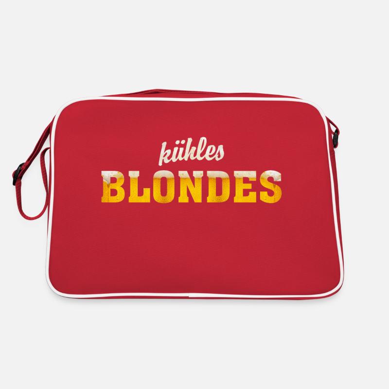 kühles Blondes Retro Tasche