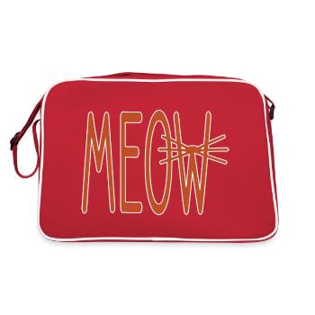Meow meow meow - Sac Retro - rouge/blanc - Dos