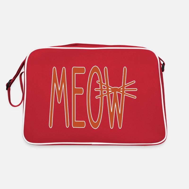 Meow meow meow Retro Bag