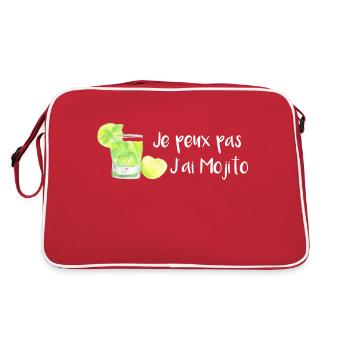 mojito - Sac Retro - rouge/blanc - Dos