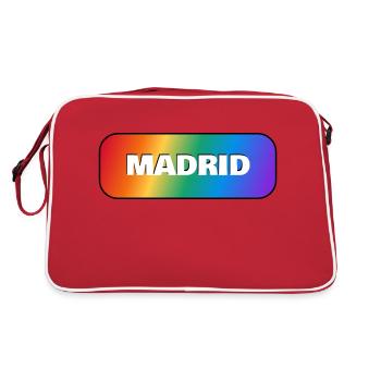 MADRID GAY PRIDE - Sac Retro - rouge/blanc - Dos
