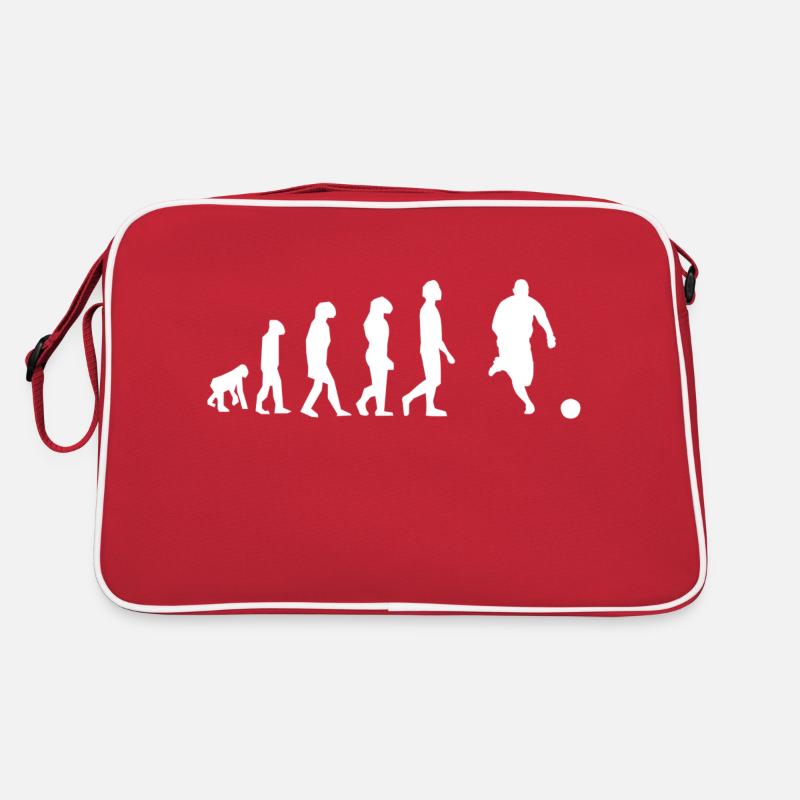 Evolution des Fußballs Retro Tasche