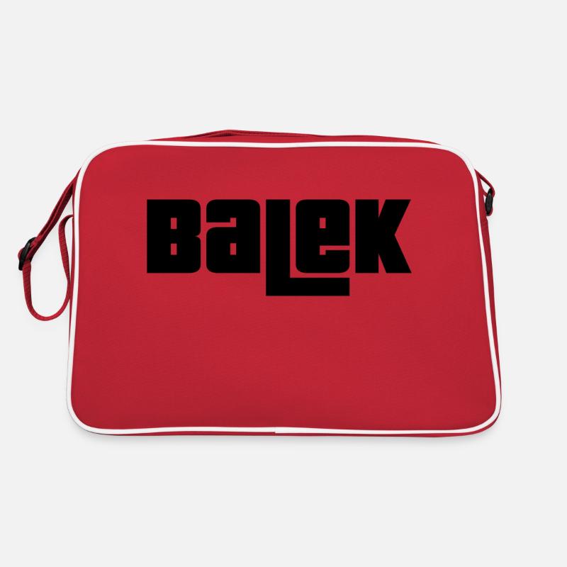 Balek - Sac Retro - rouge/blanc