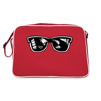 sunglasses 1 0 A - Retro Bag - red/white - Back