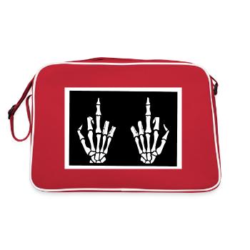baise - Sac Retro - rouge/blanc - Dos