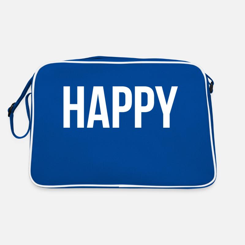 Heureux - Soyez simplement joyeux Sac Retro