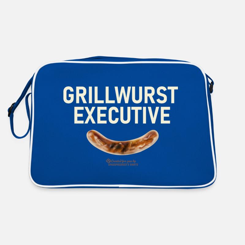 Grillspruch Grillwurst Executive Retro Tasche