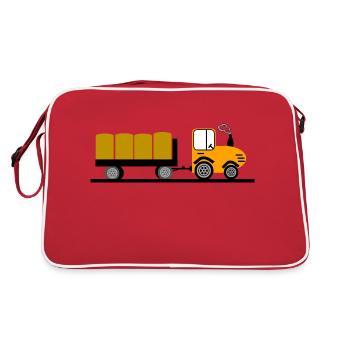 Tracteur - Sac Retro - rouge/blanc - Dos