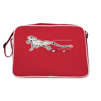 Retro Jesus Christ Lizard - Retro Bag - red/white - Back