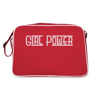 Le pouvoir des filles - Sac Retro - rouge/blanc - Dos