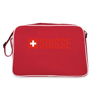 Suisse - Drapeau - Schwiiz - Suisse - Suisse - Sac Retro - rouge/blanc - Dos