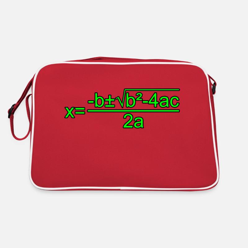 Quadratic Formula for Math class 3 Retro Bag