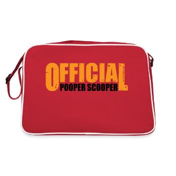 Scooper officielle Pooper 29 - Sac Retro - rouge/blanc - Dos