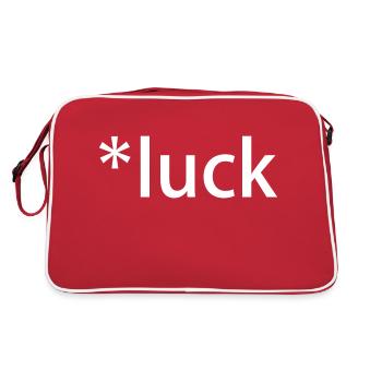 Luck St. Patricks Day - Retro Tasche - Rot/Weiß - Hinten