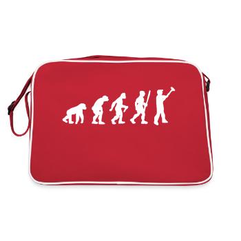 Peintres et vernisseurs Peinture Evolution Pinceau - Sac Retro - rouge/blanc - Dos