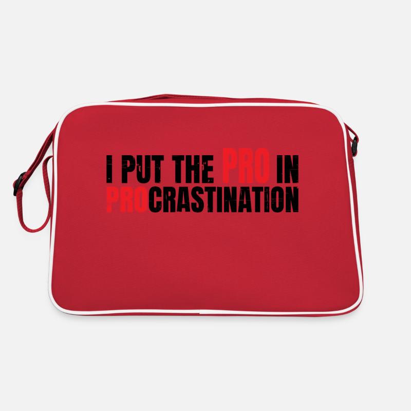 Je mets le pro dans la procrastination 7 Sac Retro