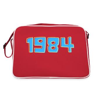 1984 Blue and Yellow - Retro Bag - red/white - Back