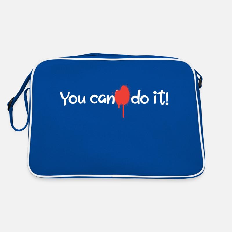 Du kannst es schaffen! Retro Tasche