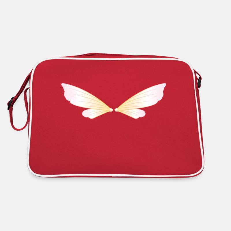 pixie wings - Retro Bag - red/white