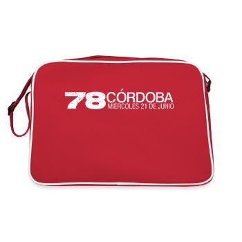 78 Cordoba (à l'ancienne de blanc) - Sac Retro - rouge/blanc - Dos
