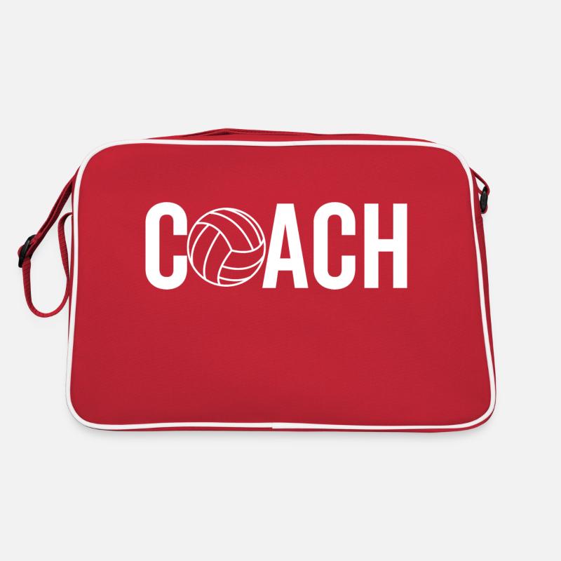 Volleyball-Trainer Retro Tasche