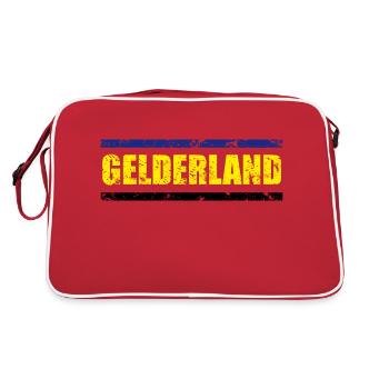 Lettrage Gelderland - Sac Retro - rouge/blanc - Dos