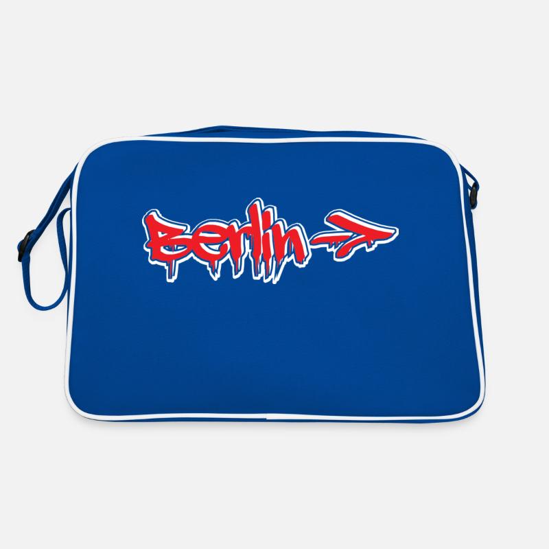 Berlin Graffiti Style Retro Tasche