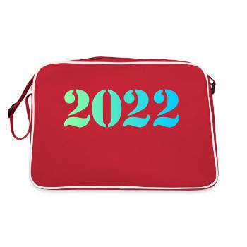2022 - Sac Retro - rouge/blanc - Dos