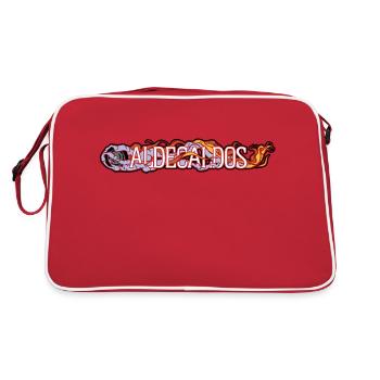 Aldecaldos Text Graphic - Sac Retro - rouge/blanc - Dos