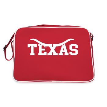 texas longhorn - Sac Retro - rouge/blanc - Dos