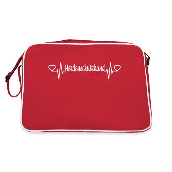 Chien de protection du troupeau Heartbeat blanc - Sac Retro - rouge/blanc - Dos