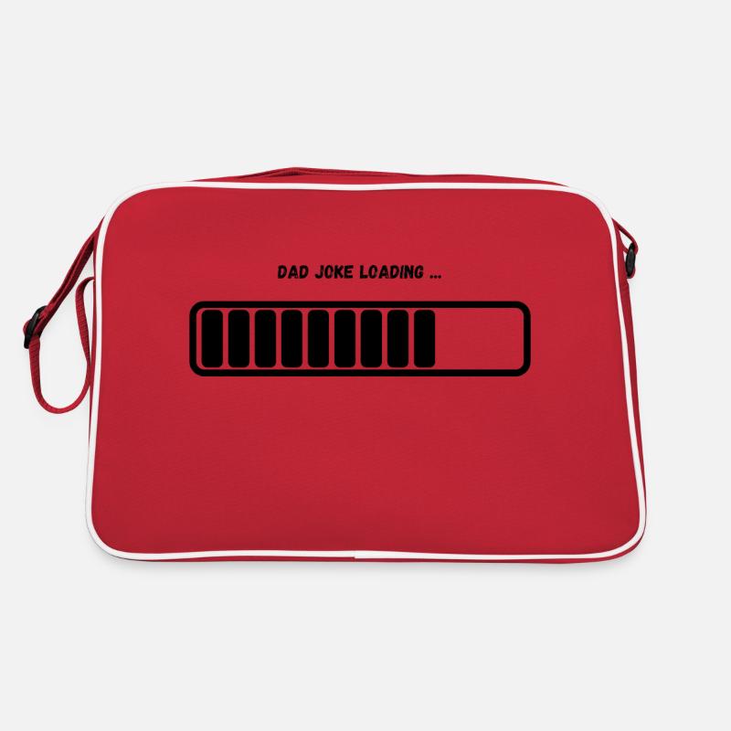 "Dad Joke Loading" Loading Bar Retro Bag
