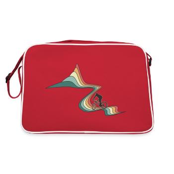 Vélo Rainbow Road - Sac Retro - rouge/blanc - Dos
